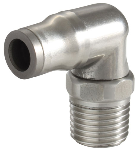 6mm x 1/4" MALE STUD ELBOW - LE-3889 06 13
